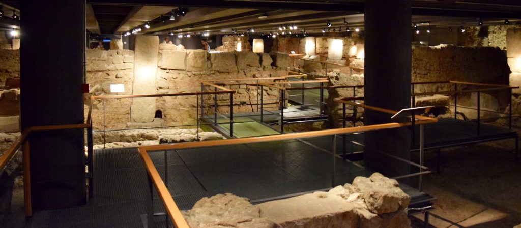 Roman ruins Barcelona